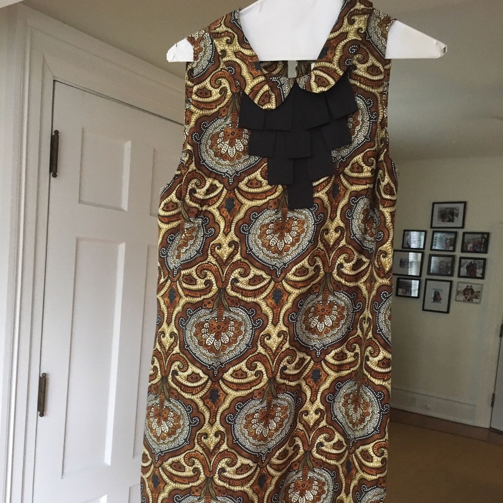 Milly silk-like tank dress